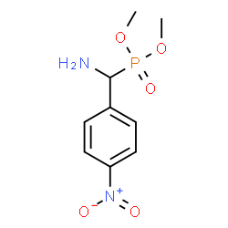 ChemSpider 2D Image | Dimethyl [amino(4-nitrophenyl)methyl]phosphonate | C9H13N2O5P