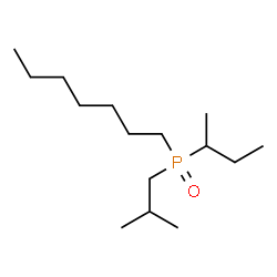 ChemSpider 2D Image | sec-Butyl(heptyl)isobutylphosphine oxide | C15H33OP