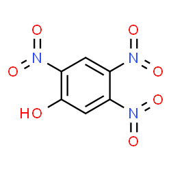 ChemSpider 2D Image | 2,4,5-Trinitrophenol | C6H3N3O7