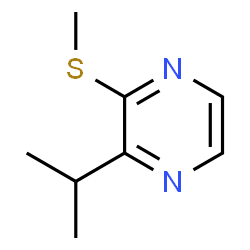 ChemSpider 2D Image | 2-Isopropyl-3-methylthiopyrazine | C8H12N2S