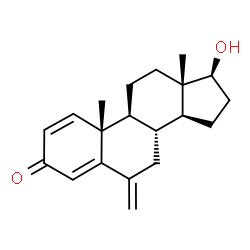 ChemSpider 2D Image | 17Î²-Hydroxy Exemestane | C20H26O2