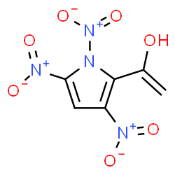 ChemSpider 2D Image | 1-(1,3,5-Trinitro-1H-pyrrol-2-yl)ethenol | C6H4N4O7