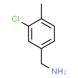 ChemSpider 2D Image | 3-Chloro-4-methylbenzylamine | C8H10ClN