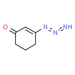 ChemSpider 2D Image | 1-(3-Oxo-1-cyclohexen-1-yl)-1,2-triazadien-2-ium | C6H8N3O