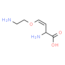 ChemSpider 2D Image | (3Z)-2-Amino-4-(2-aminoethoxy)-3-butenoic acid | C6H12N2O3
