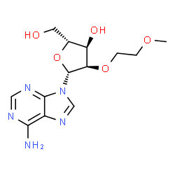 ChemSpider 2D Image | 2'-O-(2-Methoxyethyl)-adenosine | C13H19N5O5