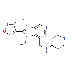 ChemSpider 2D Image | SB-747651A | C16H22N8O