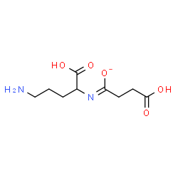 ChemSpider 2D Image | (1Z)-N-(4-Amino-1-carboxybutyl)-3-carboxypropanimidate | C9H15N2O5