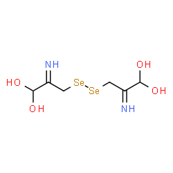ChemSpider 2D Image | 3,3'-(1,2-Diselanediyl)bis(2-imino-1,1-propanediol) | C6H12N2O4Se2