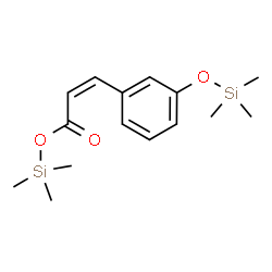 ChemSpider 2D Image | Trimethylsilyl (2Z)-3-{3-[(trimethylsilyl)oxy]phenyl}acrylate | C15H24O3Si2