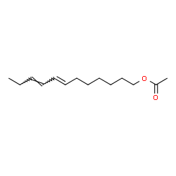 ChemSpider 2D Image | (7E,9E)-7,9-Dodecadien-1-yl acetate | C14H24O2