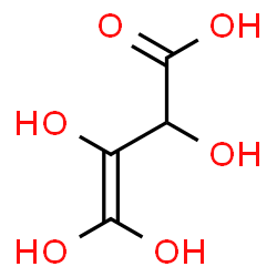 ChemSpider 2D Image | 2,3,4,4-Tetrahydroxy-3-butenoic acid | C4H6O6