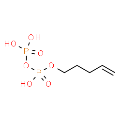 ChemSpider 2D Image | 4-Penten-1-yl trihydrogen diphosphate | C5H12O7P2