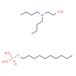 ChemSpider 2D Image | Decyl dihydrogen phosphate - 2-(dibutylamino)ethanol (1:1) | C20H46NO5P