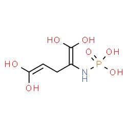 ChemSpider 2D Image | (1,1,5,5-Tetrahydroxy-1,4-pentadien-2-yl)phosphoramidic acid | C5H10NO7P