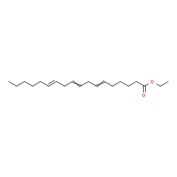 ChemSpider 2D Image | Ethyl (6E,9E,12E)-6,9,12-octadecatrienoate | C20H34O2