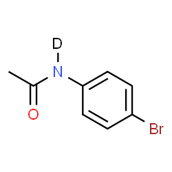 ChemSpider 2D Image | N-(4-Bromophenyl)(N-~2~H)acetamide | C8H7DBrNO