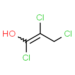 ChemSpider 2D Image | (1E)-1,2,3-Trichloro-1-propen-1-ol | C3H3Cl3O