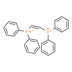 ChemSpider 2D Image | (Z)-1,2-Ethenediylbis(diphenylphosphonium) | C26H24P2