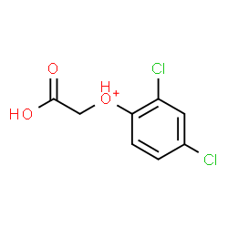 ChemSpider 2D Image | (Carboxymethyl)(2,4-dichlorophenyl)oxonium | C8H7Cl2O3