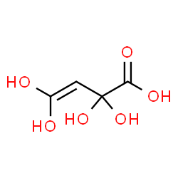 ChemSpider 2D Image | 2,2,4,4-Tetrahydroxy-3-butenoic acid | C4H6O6