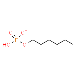 ChemSpider 2D Image | Hexyl hydrogen phosphate | C6H14O4P