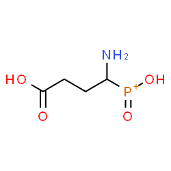 ChemSpider 2D Image | (1-Amino-3-carboxypropyl)(hydroxy)oxophosphonium | C4H9NO4P