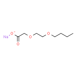 ChemSpider 2D Image | Sodium (2-butoxyethoxy)acetate | C8H15NaO4