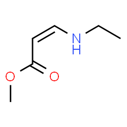 ChemSpider 2D Image | Methyl (2Z)-3-(ethylamino)acrylate | C6H11NO2