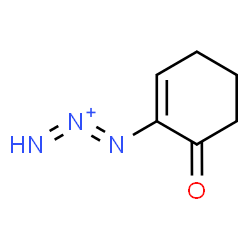 ChemSpider 2D Image | 1-(6-Oxo-1-cyclohexen-1-yl)-1,2-triazadien-2-ium | C6H8N3O