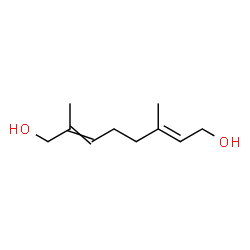 ChemSpider 2D Image | (2E,6E)-2,6-Dimethyl-2,6-octadiene-1,8-diol | C10H18O2