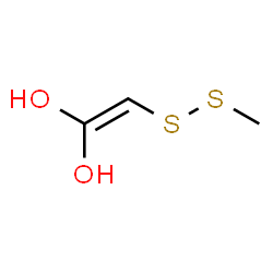 ChemSpider 2D Image | 2-(Methyldisulfanyl)-1,1-ethenediol | C3H6O2S2