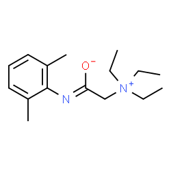 ChemSpider 2D Image | (1Z)-N-(2,6-Dimethylphenyl)-2-(triethylammonio)ethanimidate | C16H26N2O
