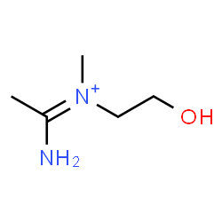 ChemSpider 2D Image | (1Z)-1-Amino-N-(2-hydroxyethyl)-N-methylethaniminium | C5H13N2O