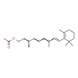 ChemSpider 2D Image | VITAMIN A ACETATE | C22H32O2