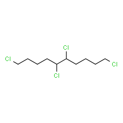 ChemSpider 2D Image | 1,5,6,10-Tetrachlorodecane | C10H18Cl4