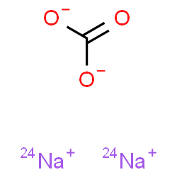 ChemSpider 2D Image | Bis(~24~Na)sodium carbonate | C24Na2O3