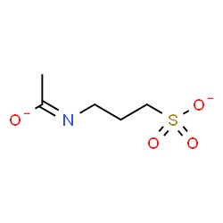 ChemSpider 2D Image | (1E)-N-(3-Sulfonatopropyl)ethanimidate | C5H9NO4S