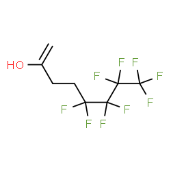 ChemSpider 2D Image | 5,5,6,6,7,7,8,8,8-Nonafluoro-1-octen-2-ol | C8H7F9O