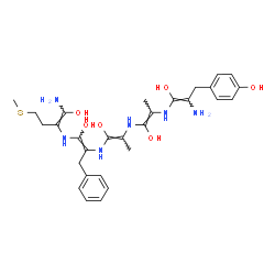ChemSpider 2D Image | (1Z,4Z,7Z,10Z,13E)-1,14-Diamino-5-benzyl-15-(4-hydroxyphenyl)-8,11-dimethyl-2-[2-(methylsulfanyl)ethyl]-3,6,9,12-tetraazapentadeca-1,4,7,10,13-pentaene-1,4,7,10,13-pentol | C29H40N6O6S