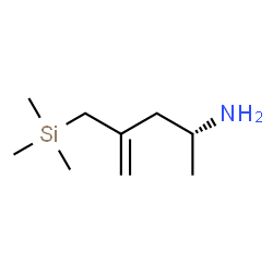 ChemSpider 2D Image | (2R)-4-[(Trimethylsilyl)methyl]-4-penten-2-amine | C9H21NSi