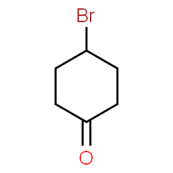 ChemSpider 2D Image | 4-Bromocyclohexanone | C6H9BrO