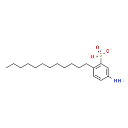 ChemSpider 2D Image | 5-Amino-2-dodecylbenzenesulfonate | C18H30NO3S