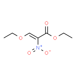 ChemSpider 2D Image | Ethyl (2Z)-3-ethoxy-2-nitroacrylate | C7H11NO5