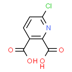 ChemSpider 2D Image | 6-Chloro-2,3-pyridinedicarboxylic acid | C7H4ClNO4