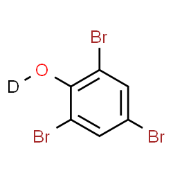 ChemSpider 2D Image | 2,4,6-Tribromo(O-~2~H)phenol | C6H2DBr3O