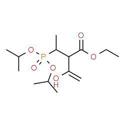 ChemSpider 2D Image | Ethyl 2-[1-(diisopropoxyphosphoryl)ethyl]-3-hydroxy-3-butenoate | C14H27O6P