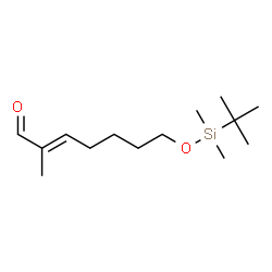 ChemSpider 2D Image | (2E)-7-{[Dimethyl(2-methyl-2-propanyl)silyl]oxy}-2-methyl-2-heptenal | C14H28O2Si