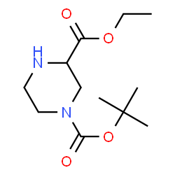 ChemSpider 2D Image | 1-tert-Butyl 3-ethyl piperazine-1,3-dicarboxylate | C12H22N2O4