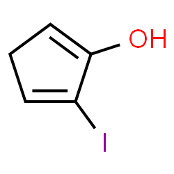 ChemSpider 2D Image | 5-Iodo-1,4-cyclopentadien-1-ol | C5H5IO